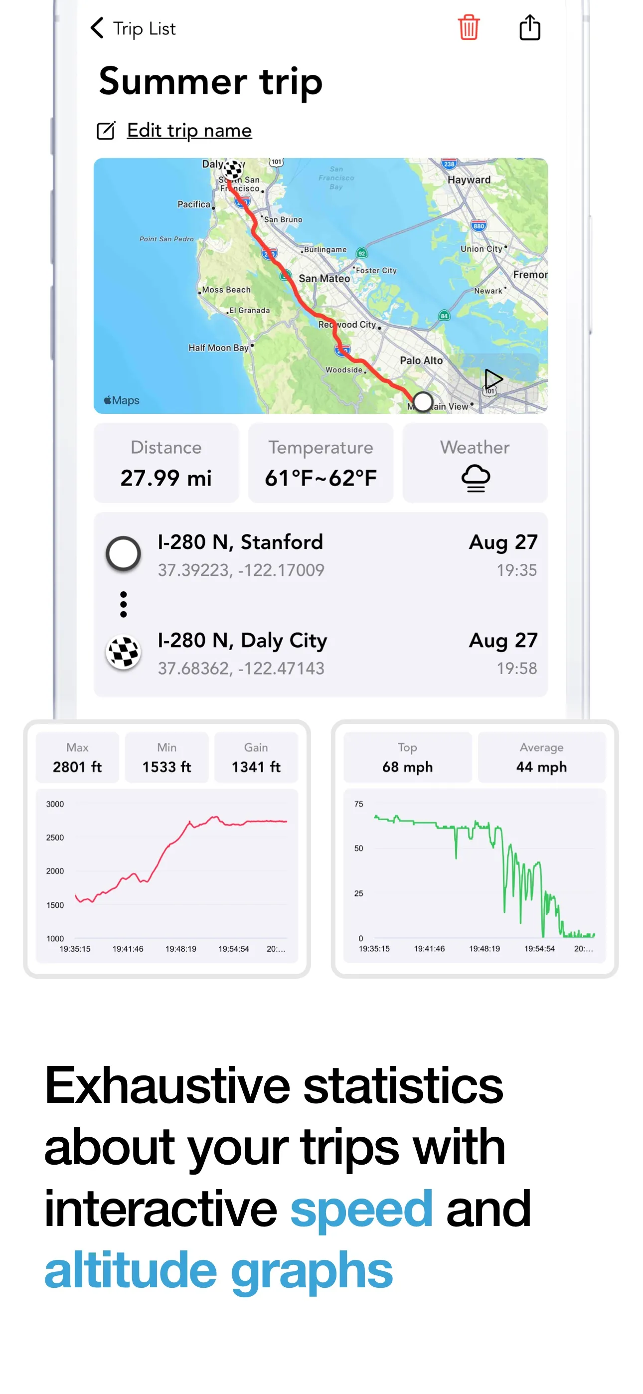 Speed Tracker Screenshot 3
